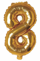 Balloonify Folienballon Zahl 8, 35cm