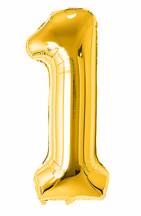 Balloonify Folienballon Zahl 1, 86cm