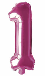 Balloonify Folienballon Zahl 1, 35cm