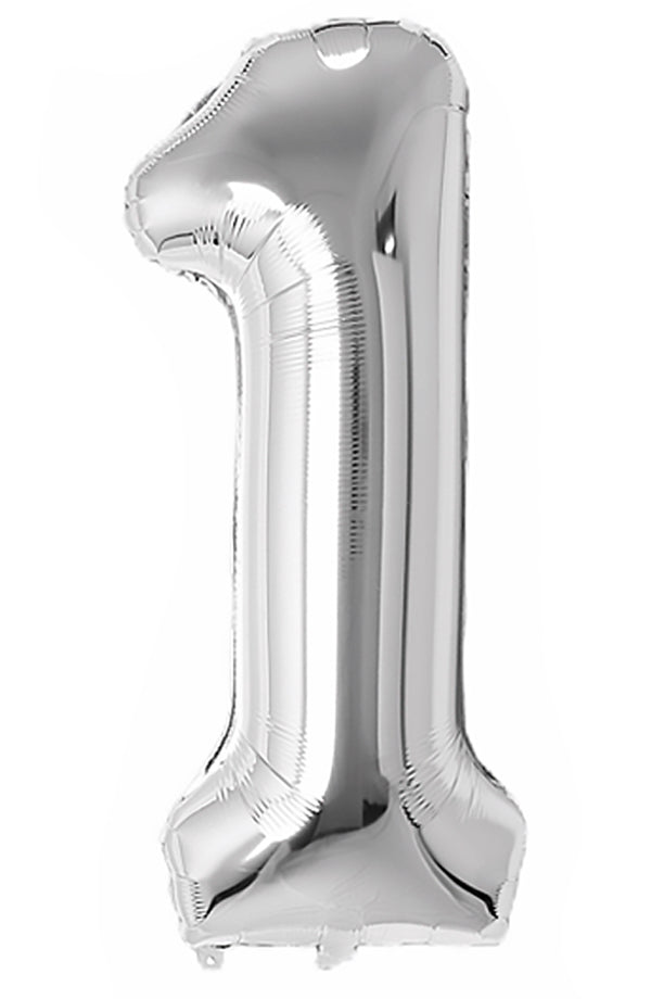 Balloonify Folienballon Zahl 1, 86cm