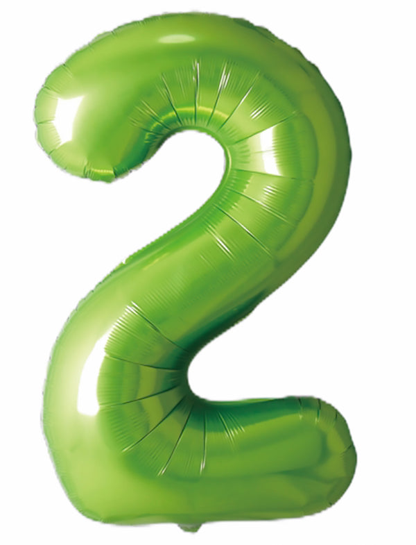 Balloonify Folienballon Zahl 2, 86cm