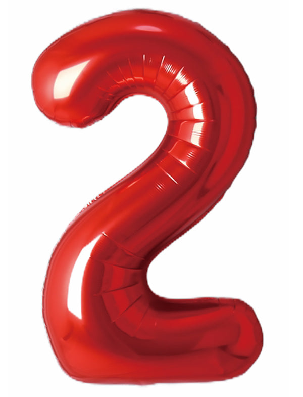 Balloonify Folienballon Zahl 2, 86cm