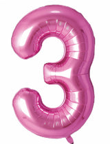 Balloonify Folienballon Zahl 3, 86cm