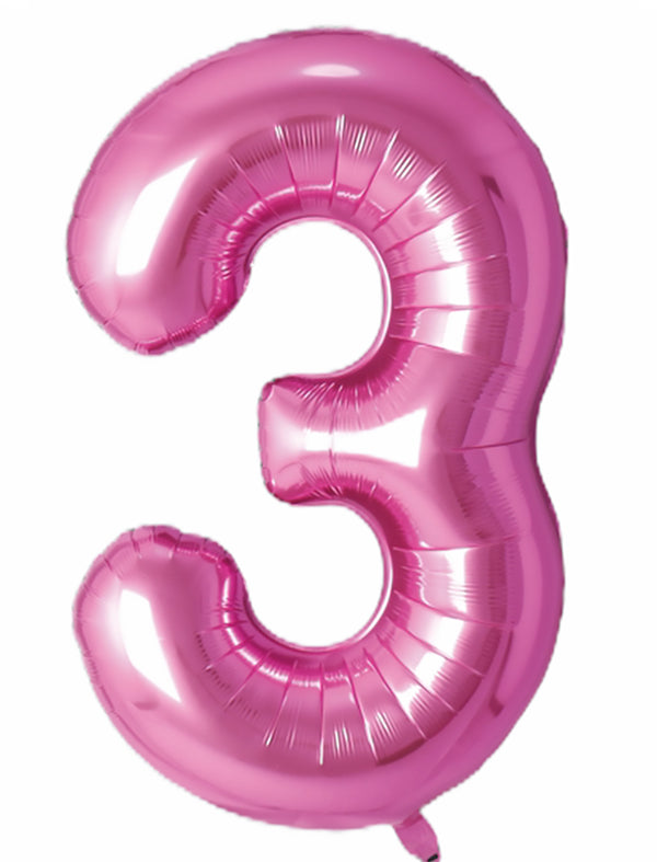 Balloonify Folienballon Zahl 3, 86cm