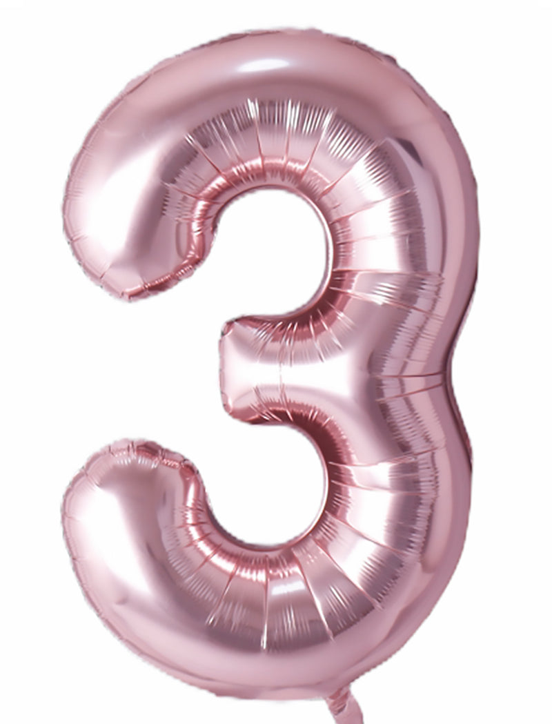 Balloonify Folienballon Zahl 3, 86cm
