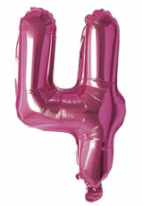 Balloonify Folienballon Zahl 4, 35cm
