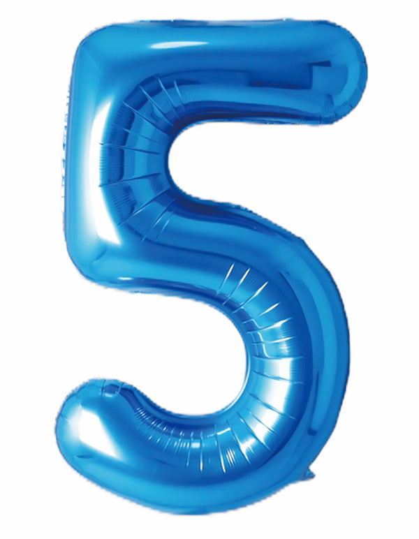 Balloonify Folienballon Zahl 5, 86cm