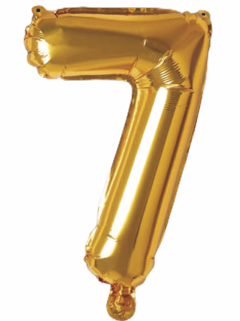 Balloonify Folienballon Zahl 7, 35cm