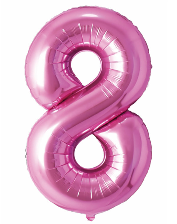 Balloonify Folienballon Zahl 8, 86cm