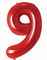 Balloonify Folienballon Zahl 9, 86cm