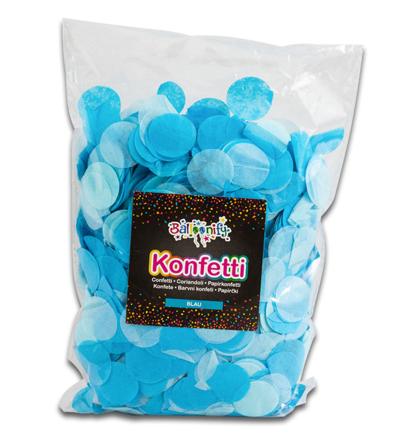 Konfetti blau/hellblau, 100g